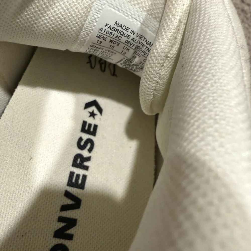 Converse Chuck Taylor Mens 13 Off White Egret All Star Malden Street Mid Gum - Picture 7 of 9